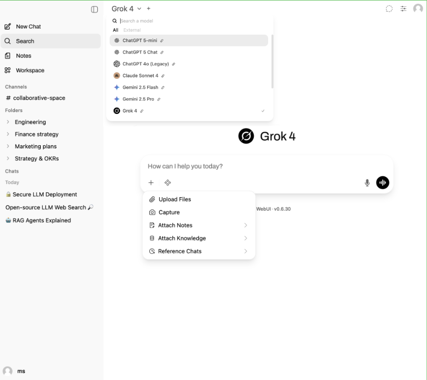 Cortex Labs Platform - AI Chat Interface